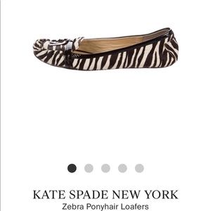 Kate Spade New York Zebra Print Flats